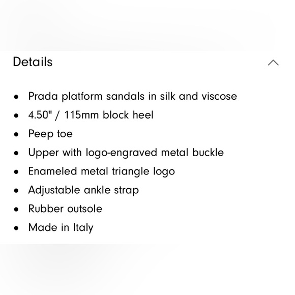 Prada platform sandal size 40 - Picture 3 of 6